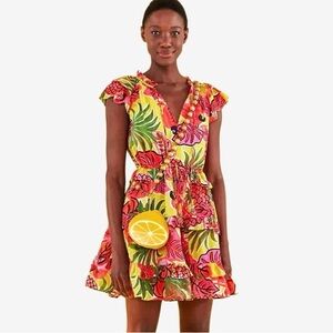 FARM Rio Vibrant Floral Mini Dress